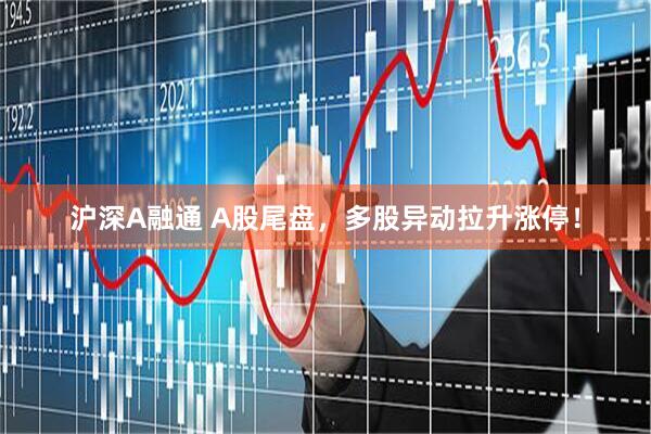 沪深A融通 A股尾盘，多股异动拉升涨停！