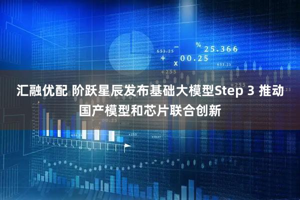 汇融优配 阶跃星辰发布基础大模型Step 3 推动国产模型和芯片联合创新